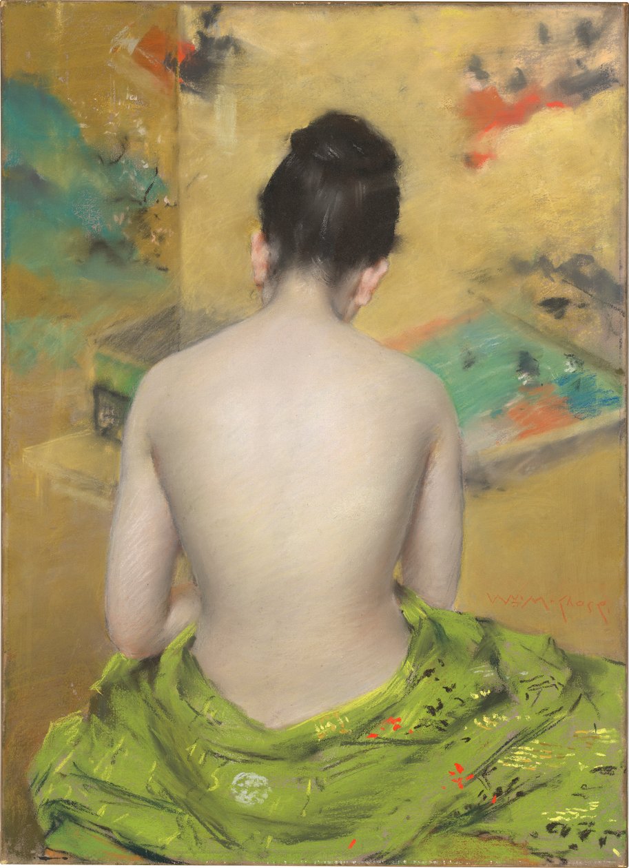 Bir Çıplakın Arkası by William Merritt Chase