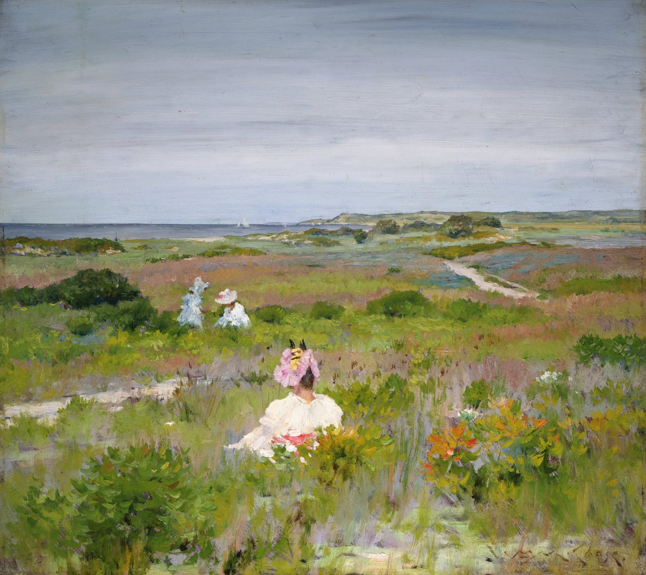 Manzara - Shinnecock, Long Island by William Merritt Chase