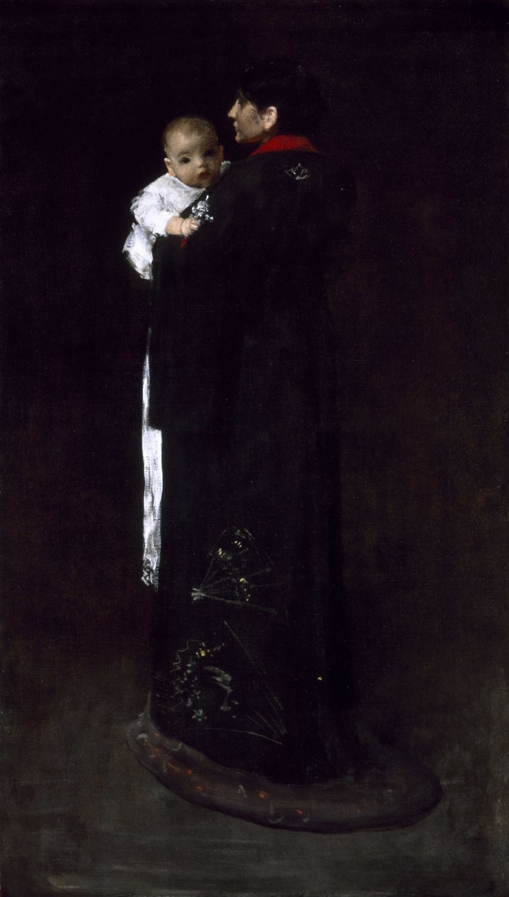 Anne ve Çocuk by William Merritt Chase