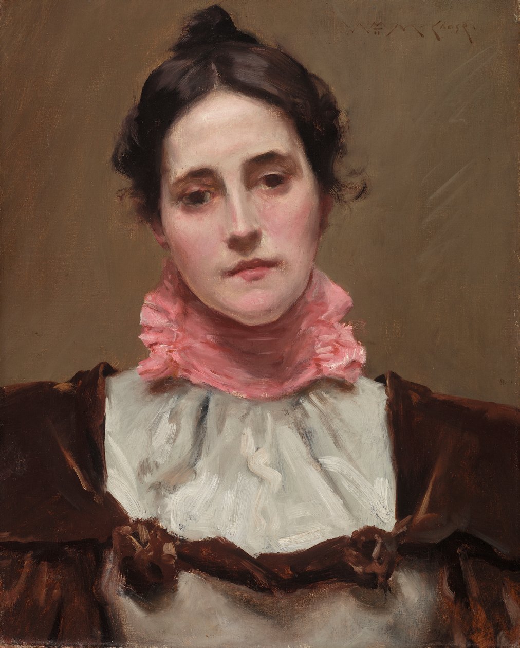 Bayan William Merritt Chase, 1890 dolayları by William Merritt Chase