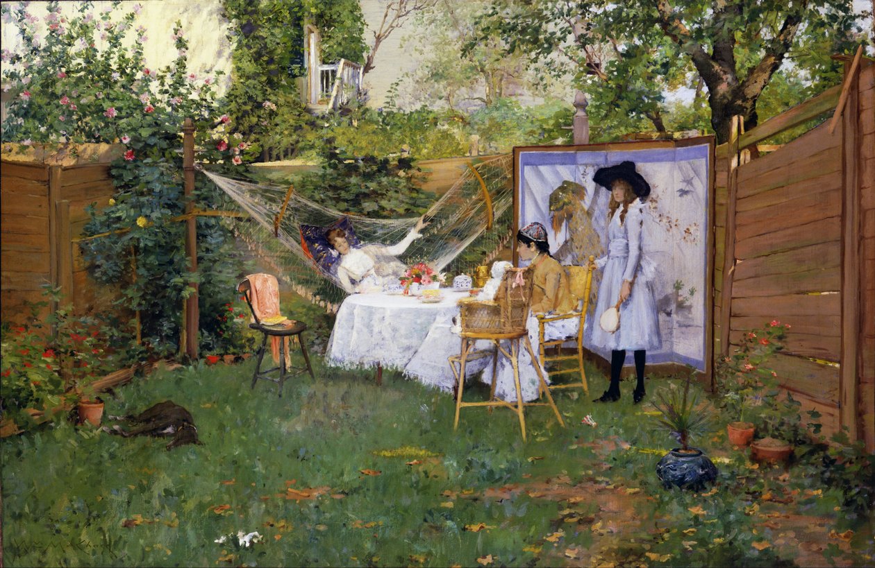 Açık Hava Kahvaltısı by William Merritt Chase