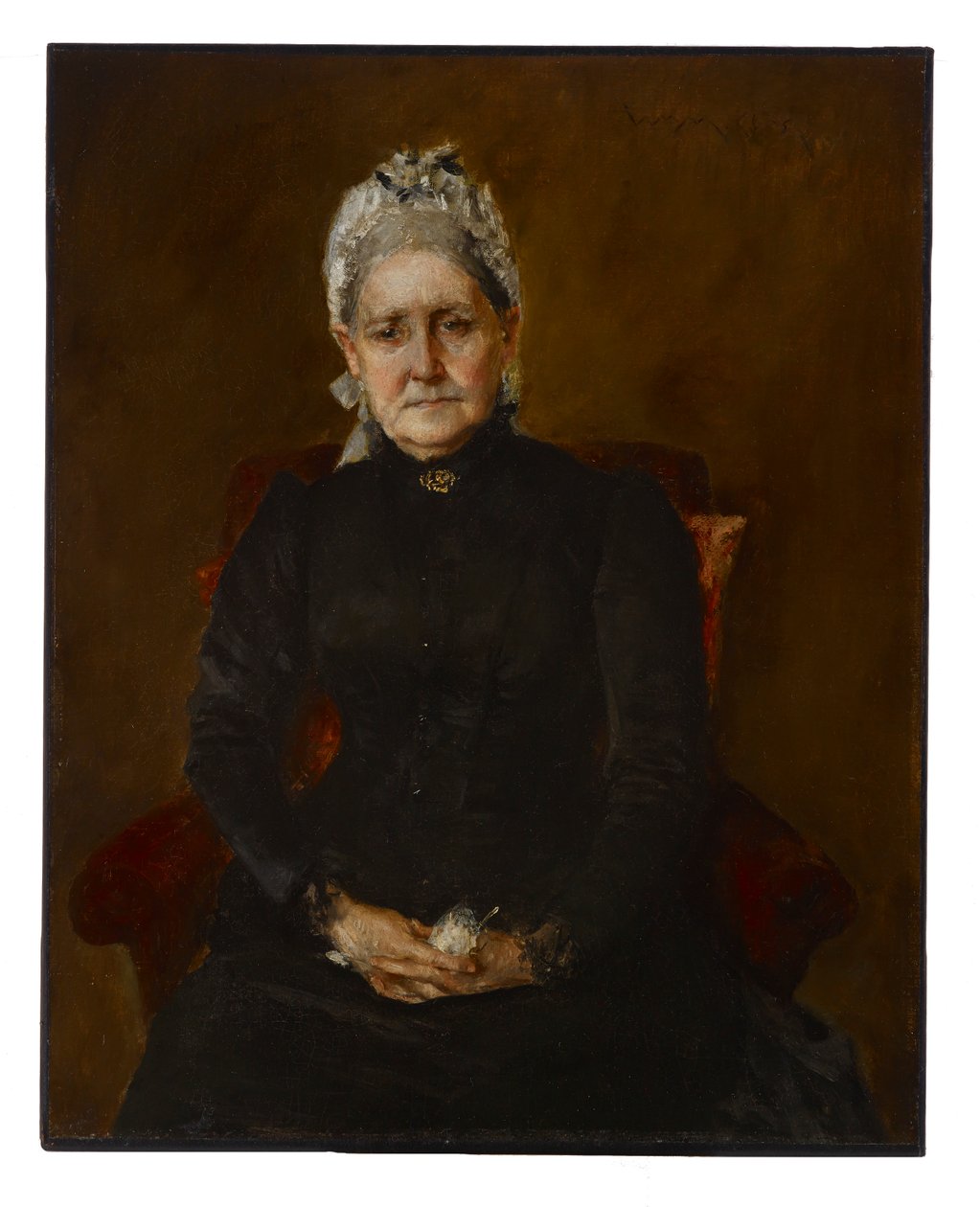 Annemin Portresi (Sarah Swaim Chase) by William Merritt Chase