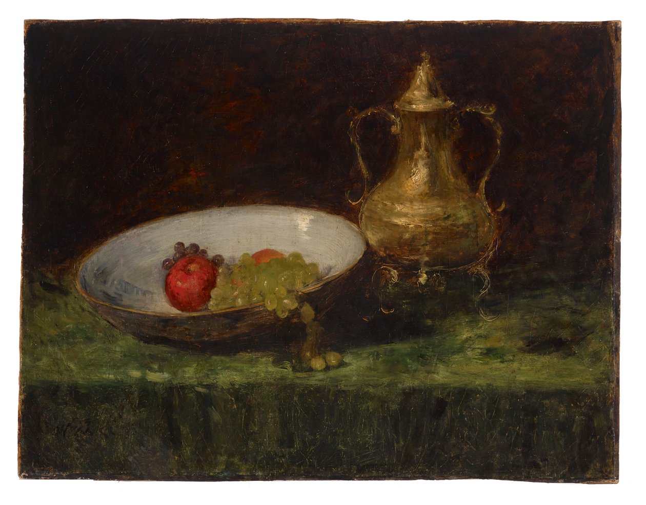 Natürmort (Meyve ve Bakır Saksı) by William Merritt Chase
