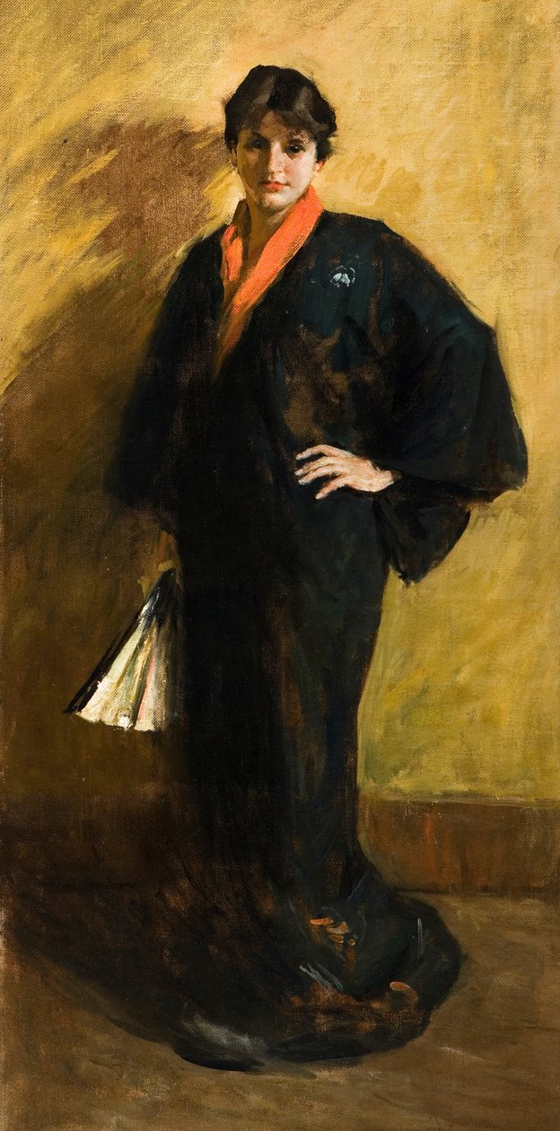 Mavi Kimono by William Merritt Chase