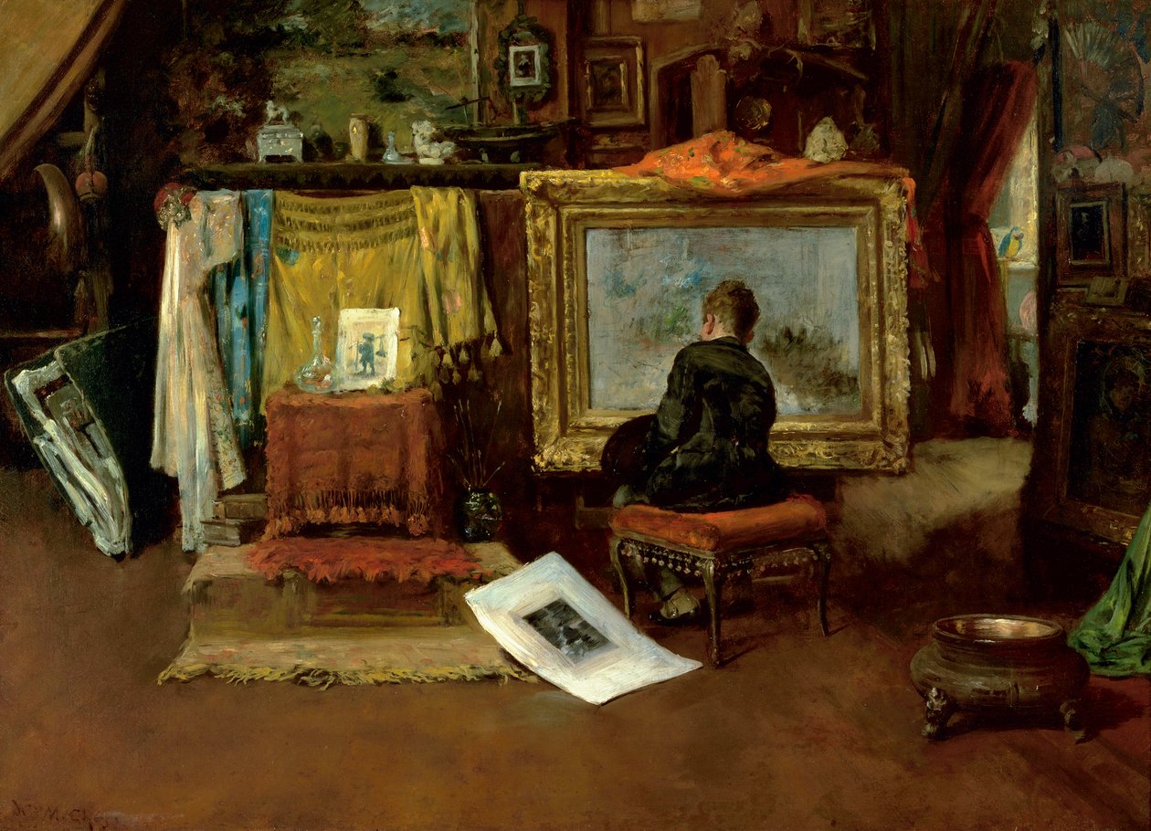 İç Stüdyo, Onuncu Sokak, 1882 by William Merritt Chase