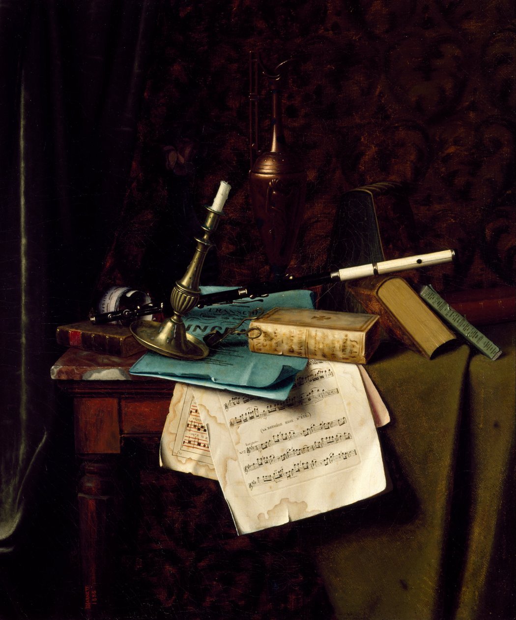 Son Yaz Gülü by William Michael Harnett