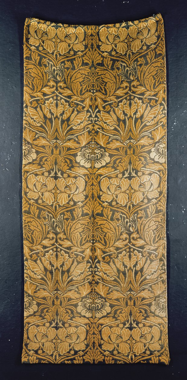 Lale ve Gül Tasarımında Perde (tekstil) by William Morris