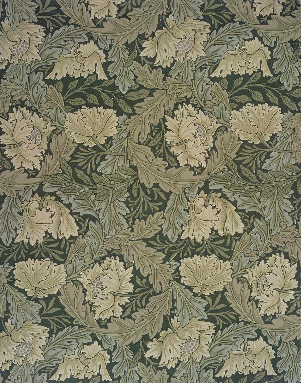 'Lea' duvar kağıdı için tasarım, 1885 by William Morris