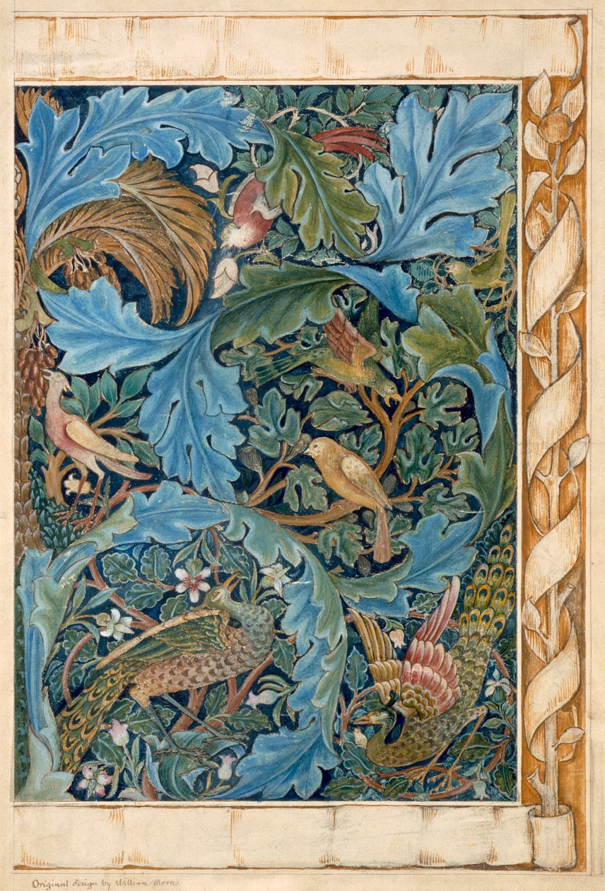 Goblen için tasarım by William Morris