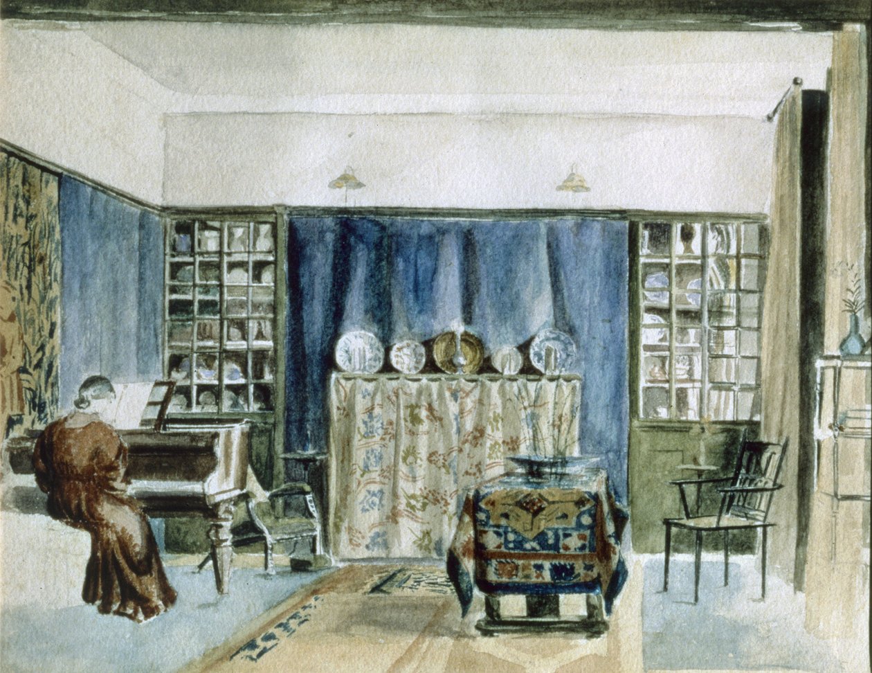 ಕೆಲ್ಮ್ಸ್ಕಾಟ್ ಮ್ಯಾನರ್ ಟರ್ಕಿಯ ಒಳಭಾಗ by William Morris