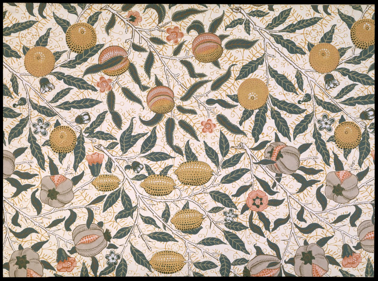 Nar, duvar kağıdı tasarımı, 1866 by William Morris