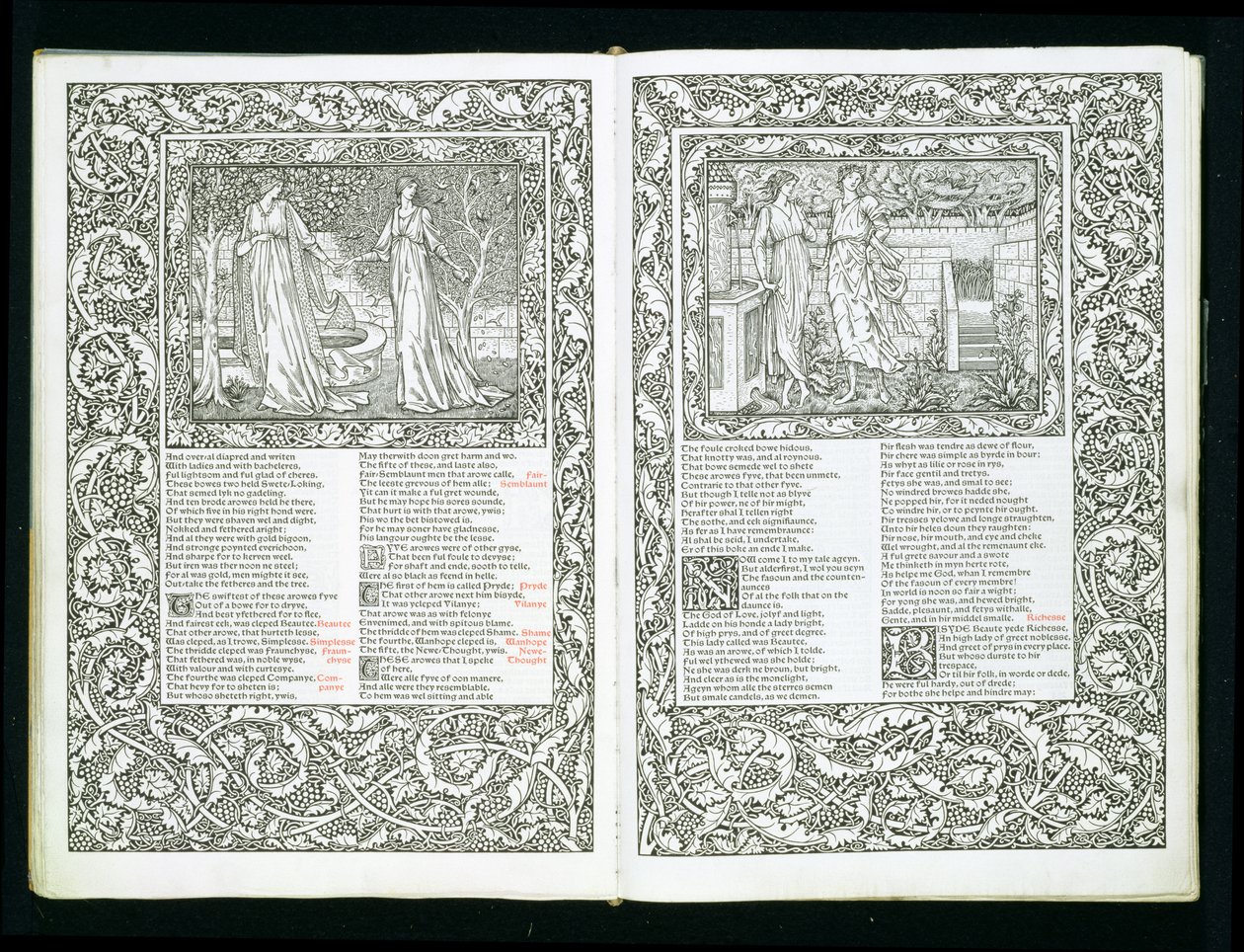 Kelmscott Press tarafından 1896 yayınlanan 