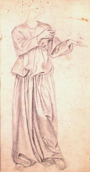 Bir Ud ile genç kadın by William Morris