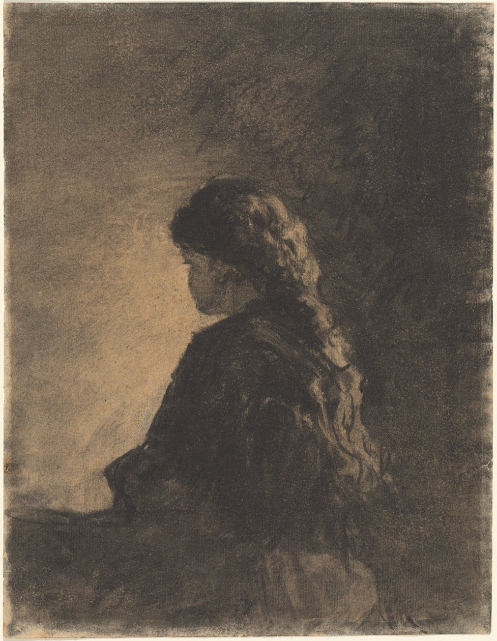 Oturan Kız by William Morris