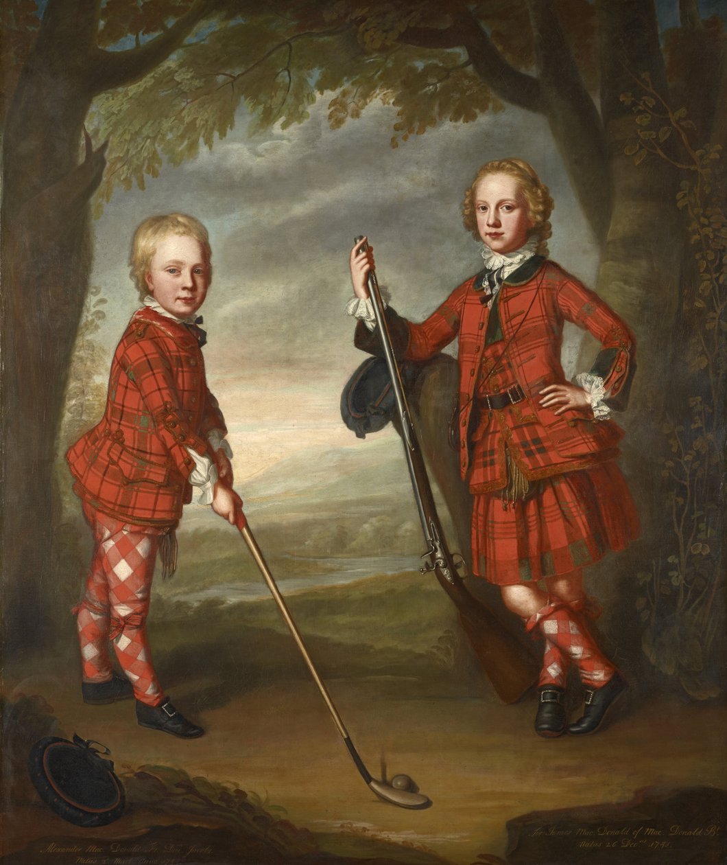 Sir James Macdonald ve Sir Alexander Macdonald by William Mosman
