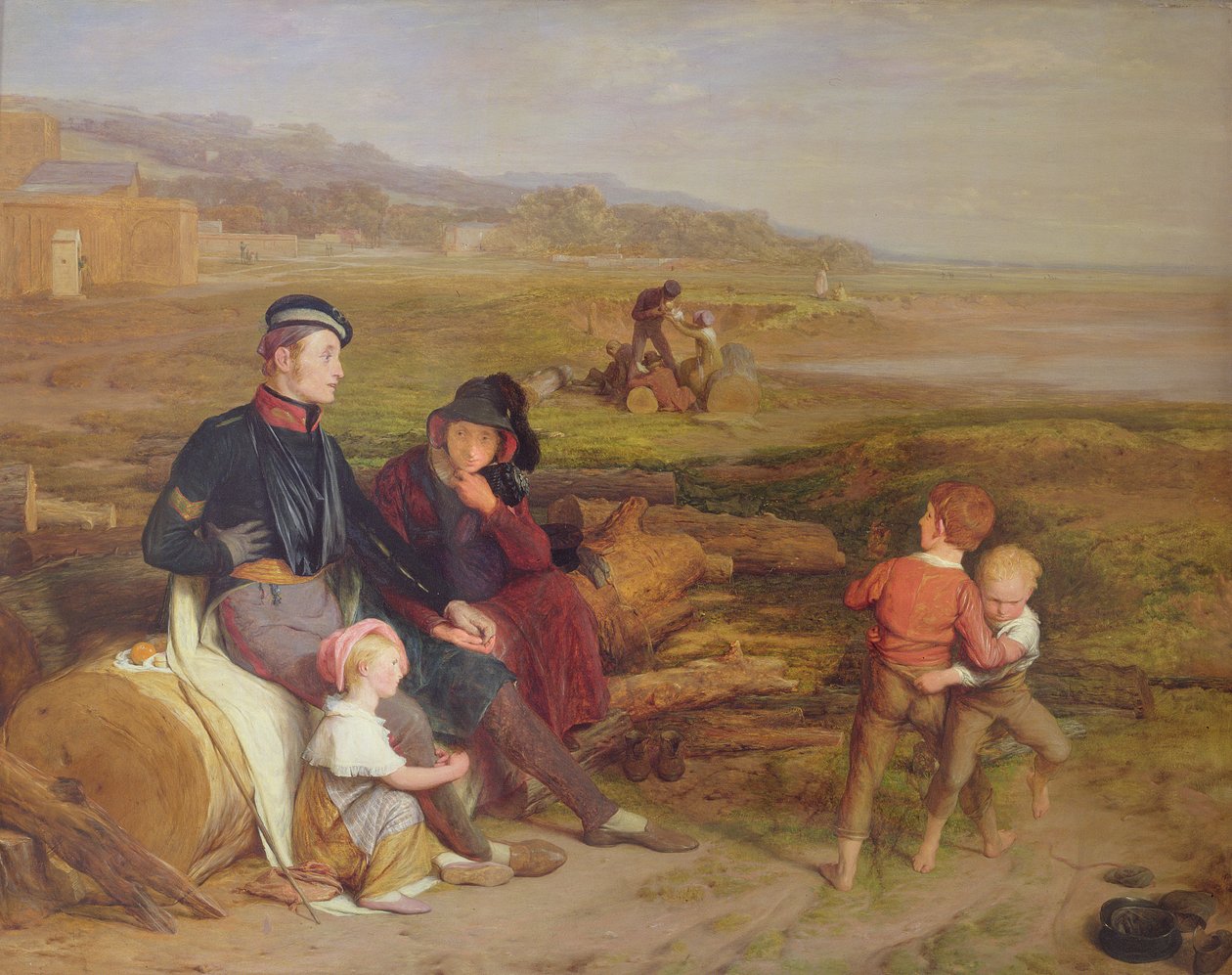 Waterloo Savaşı'ndan Nekahat Dönemi, 1822 by William Mulready