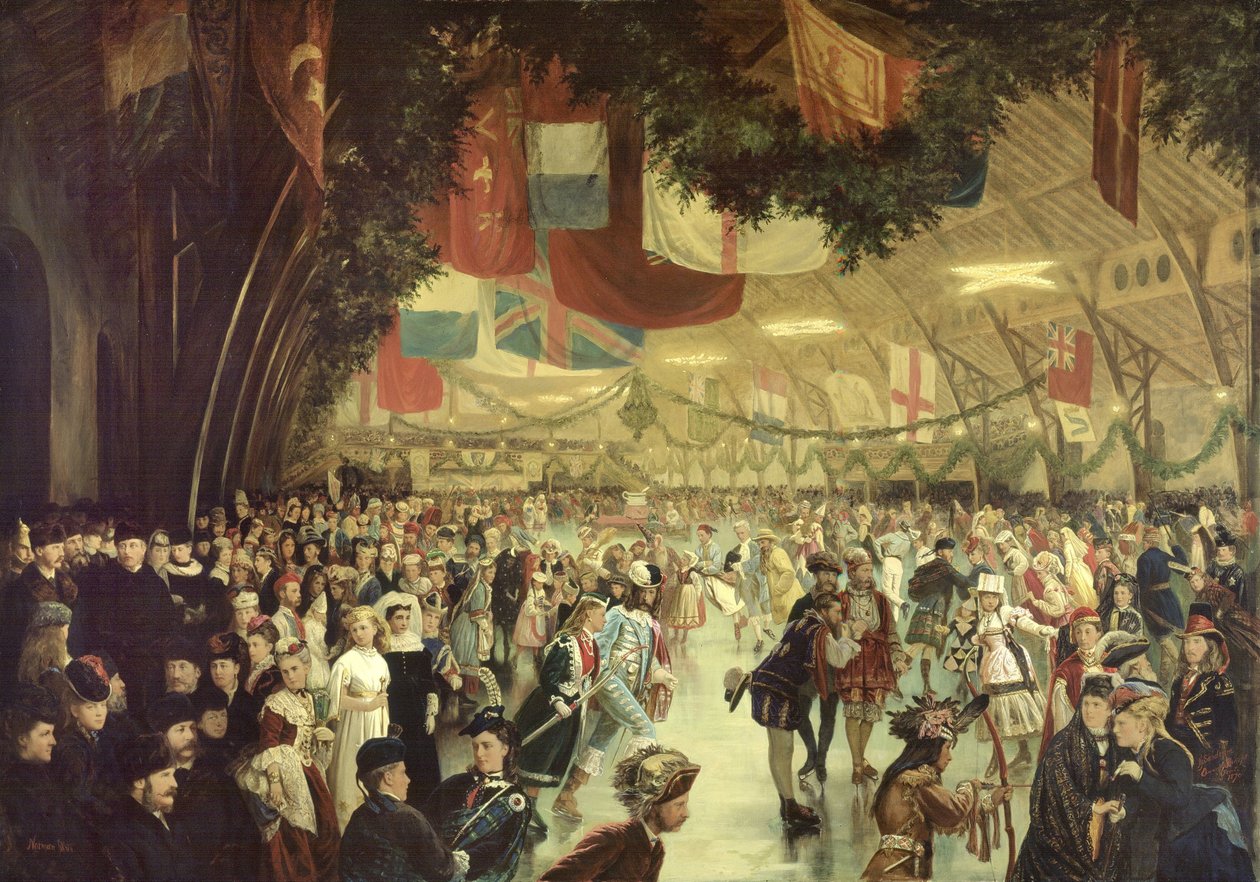 Buz Pateni Karnavalı, Victoria Pisti, Montreal by William Notman