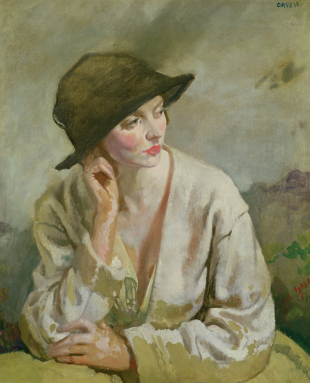 ಮಿಸ್ ಸಿಂಕ್ಲೇರ್ಟರ್ಕ್ ಅವರ ಭಾವಚಿತ್ರ by William Orpen