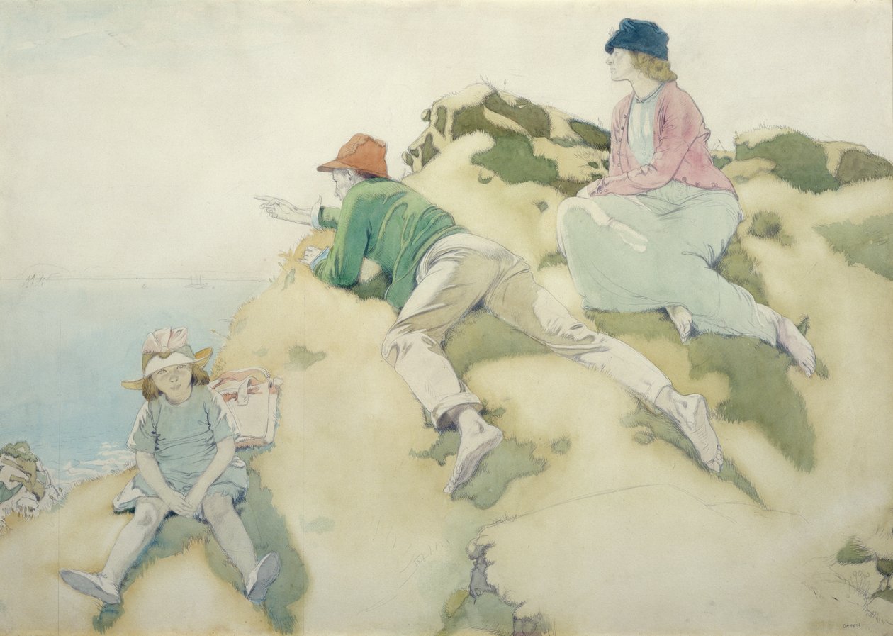 The Yacht Race (Dublin Bay)  by William Orpen