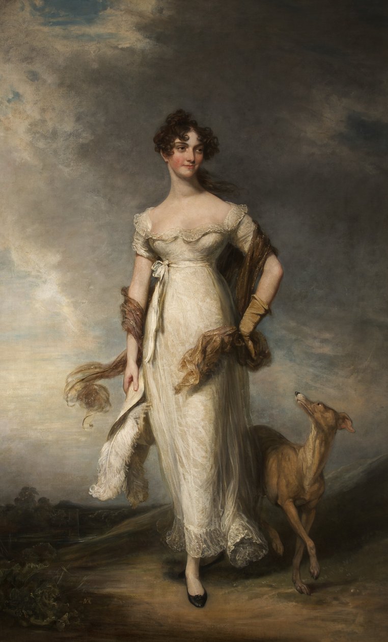 Georgiana Maria, Leydi Leicester by William Owen