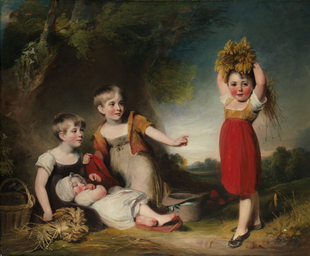 Sir William Heathcote, 3 Baronet Torunları by William Owen