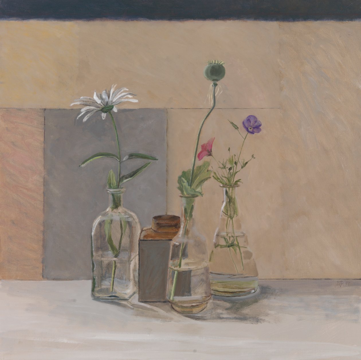 Kırmızı Beyaz Mavi Tohum Baklaları, 2008 by William Packer