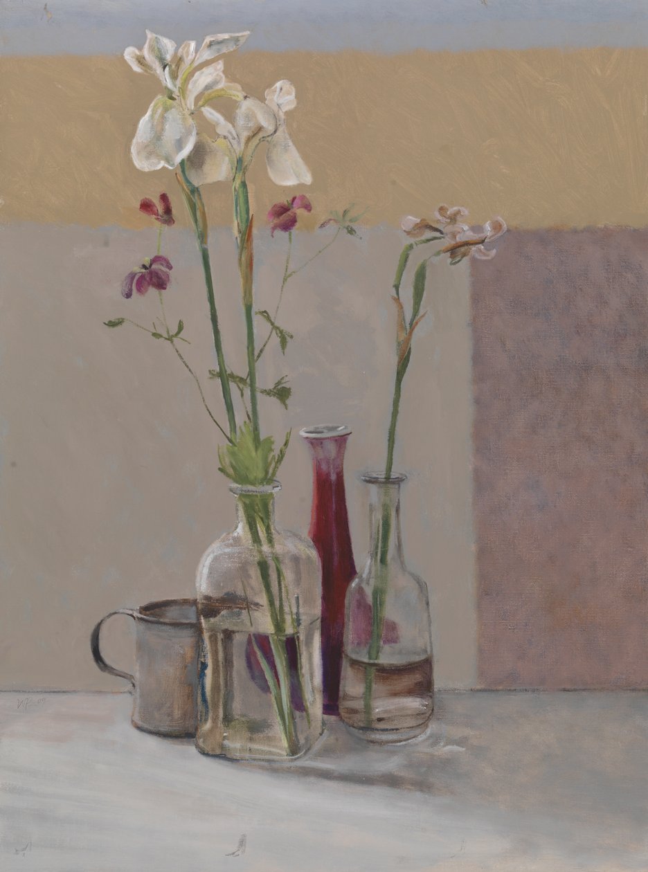 Uzun Beyaz Süsenler, 2009 by William Packer