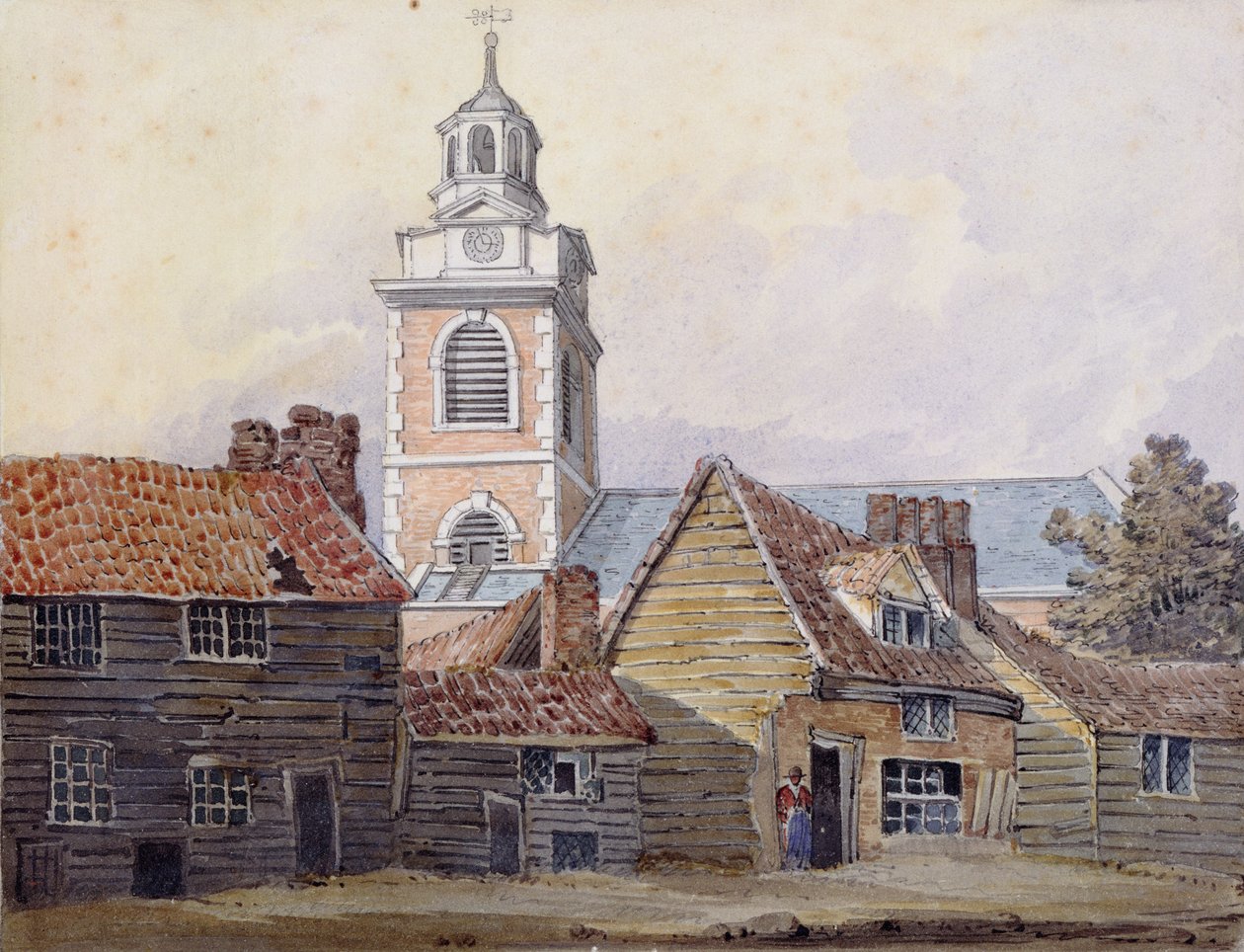 View of Christchurch, 1810  by William Pearson