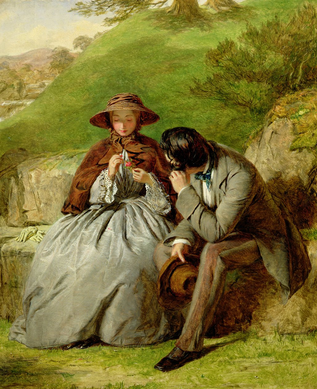 Aşıklar, 1855 by William Powell Frith