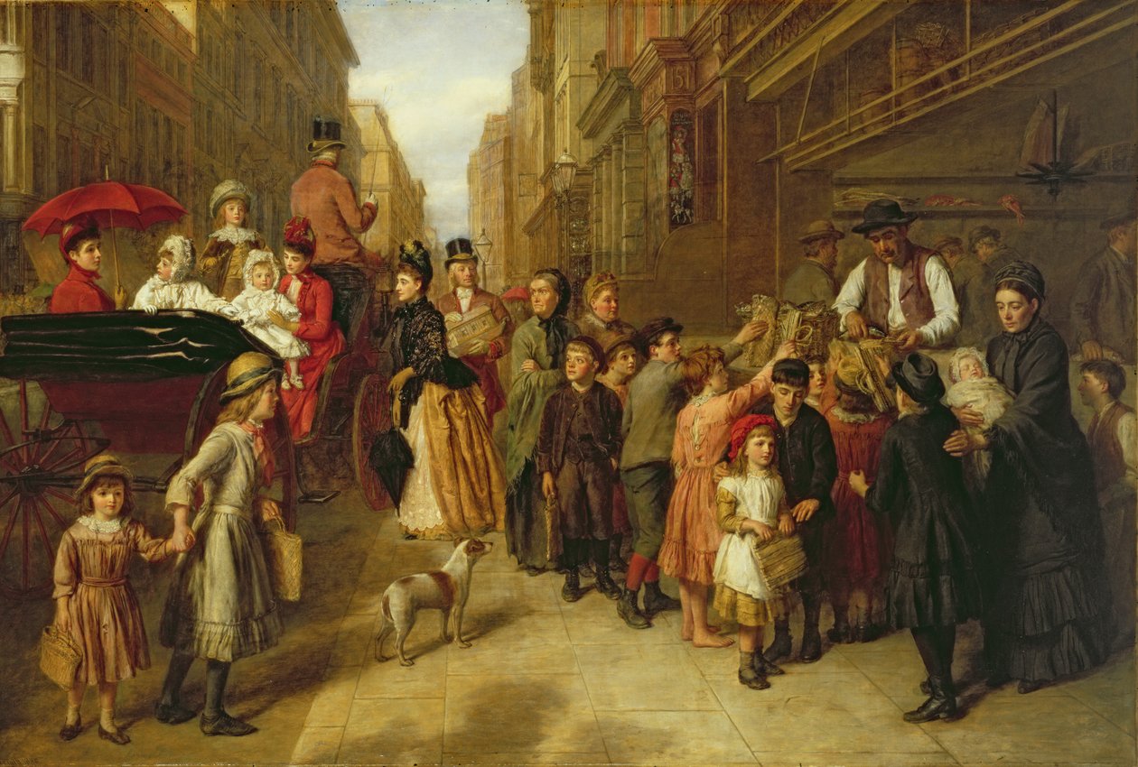 Yoksulluk ve Zenginlik, 1888 by William Powell Frith