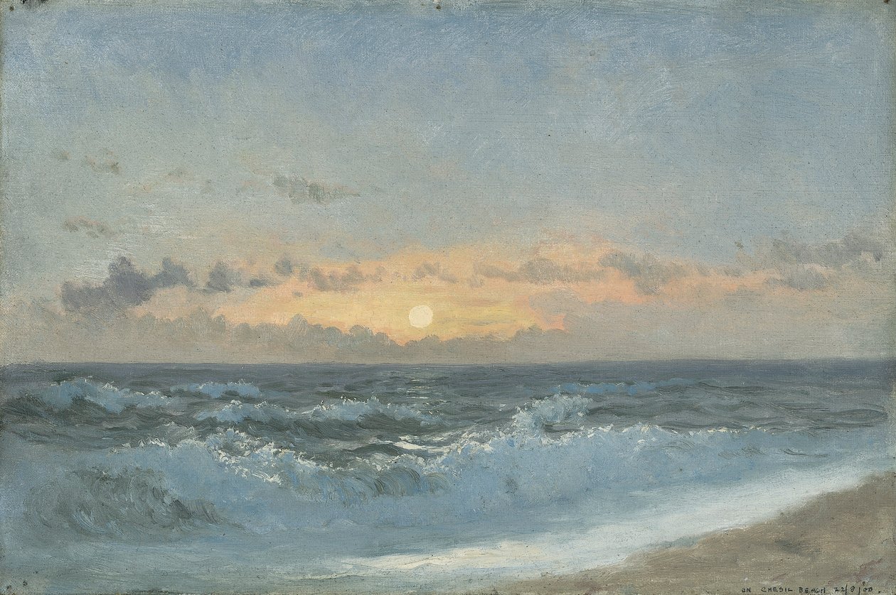 Deniz Üzerinde Gün Batımı, 1900 by William Pye