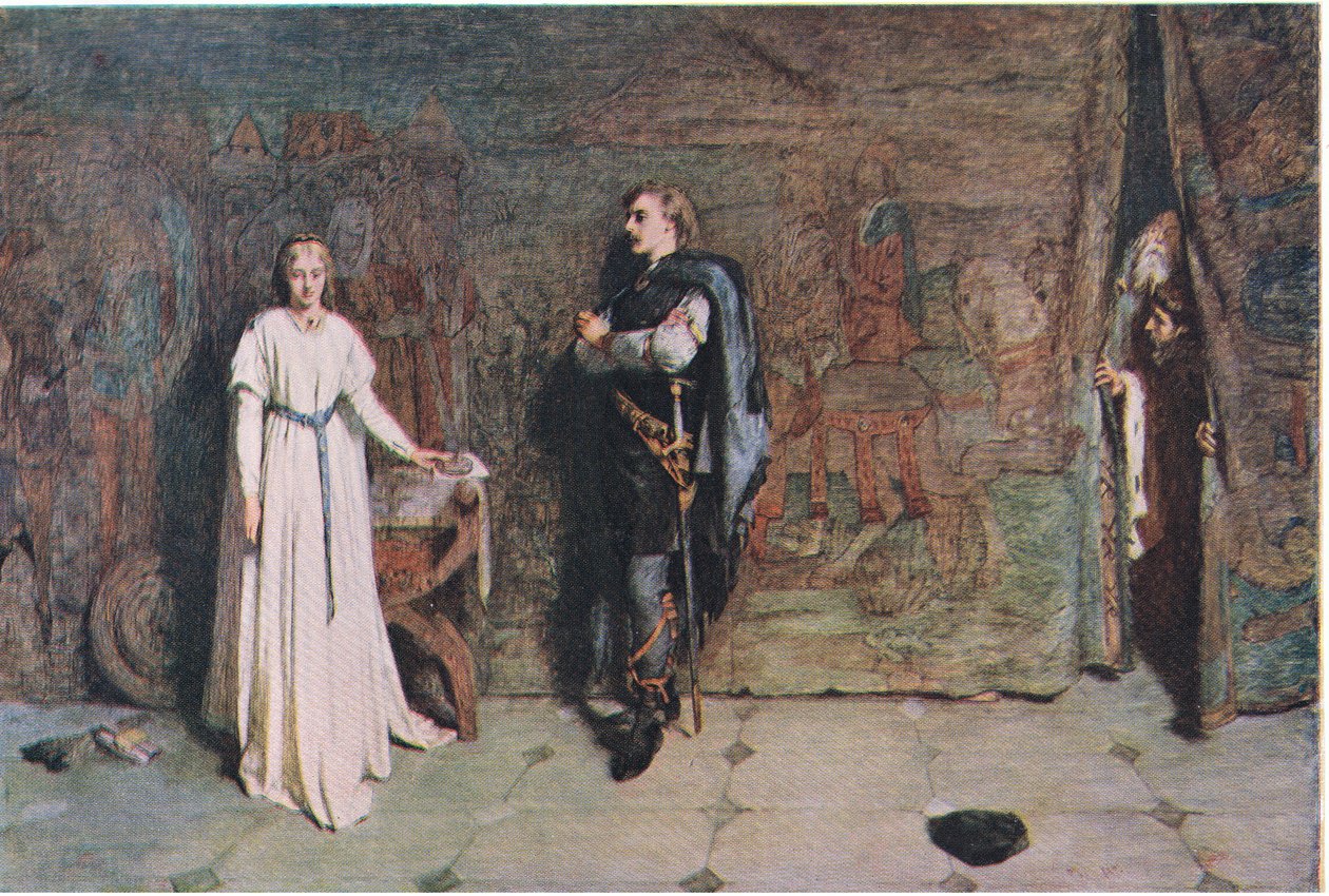 Hamlet ve Ophelia by William Quiller Orchardson