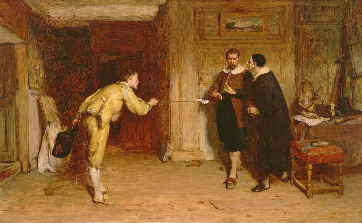 Zorluk: Onur ve Vicdan Arasında Bir Püritenler Mücadelesi, 1864 by William Quiller Orchardson