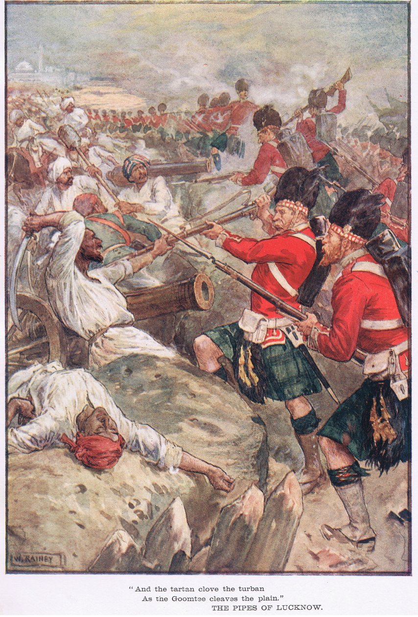 Ve tartan sarığı karanfil by William Rainey