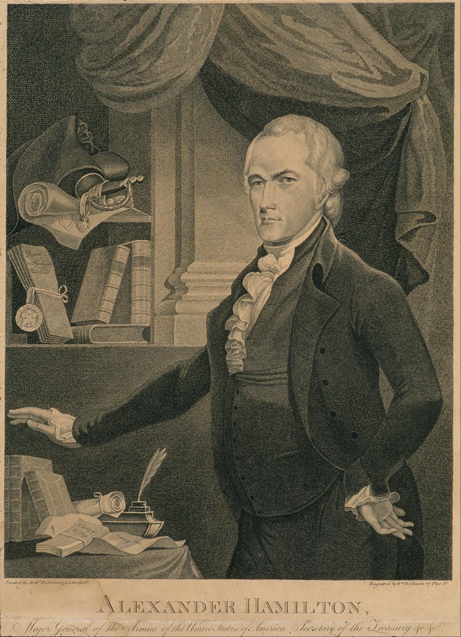 ALEXANDER HAMILTON, Amerika Birleşik Devletleri Orduları Tümgenerali. Tr Sekreteri... by William Rollinson