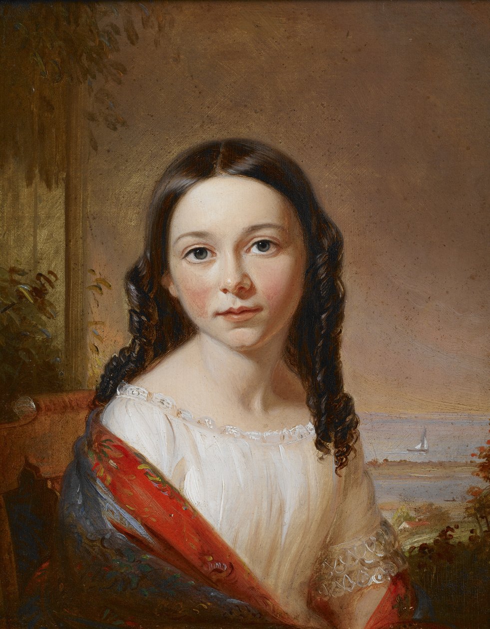Maria Seabury'nin Portresi, 1846 by William Sidney Mount