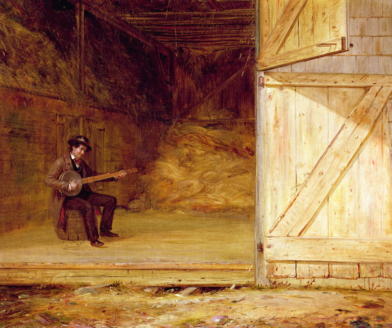 Banjo Oyuncusu, 1850-55 by William Sidney Mount
