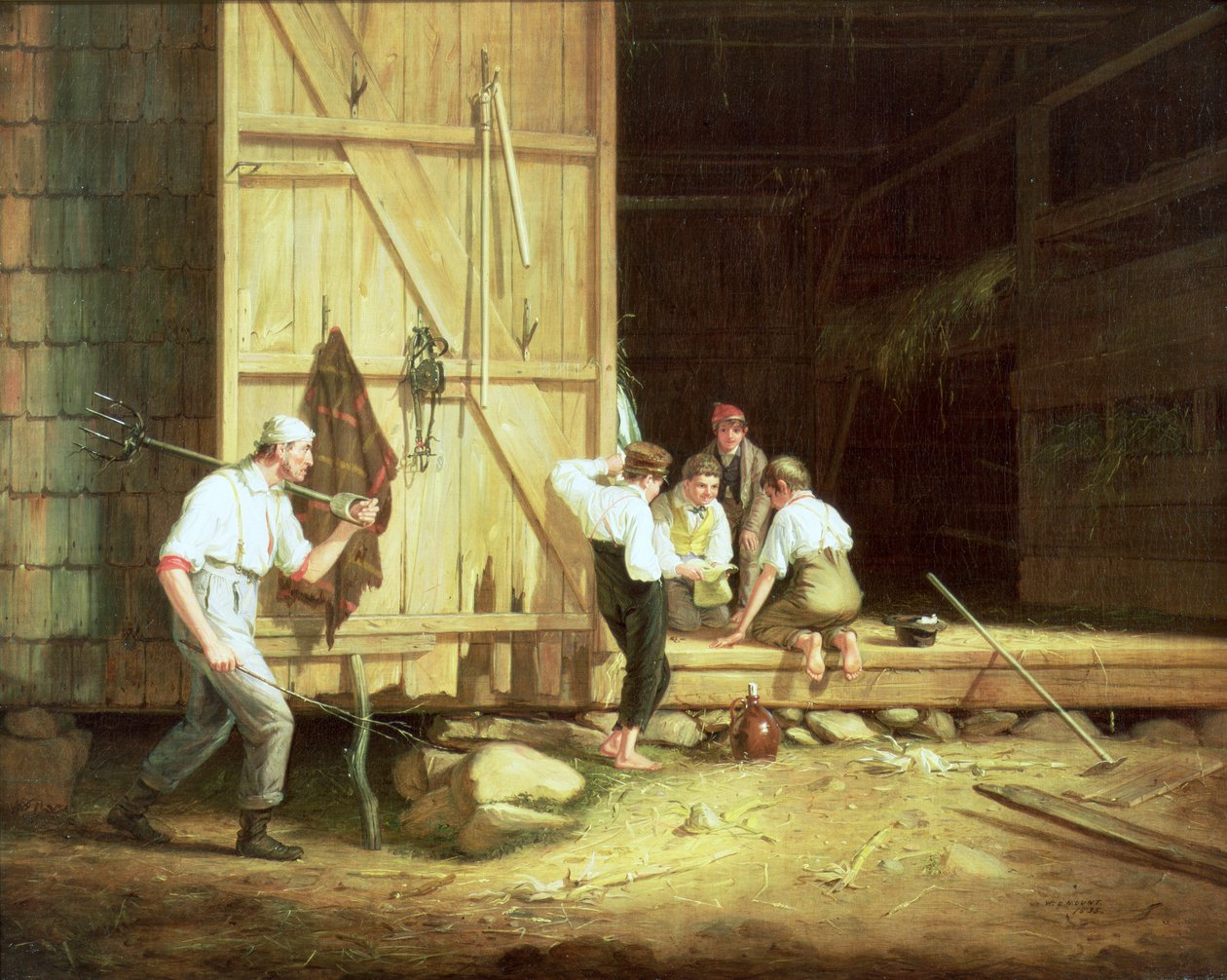 Kaçak Kumarbazlar, 1835 by William Sidney Mount