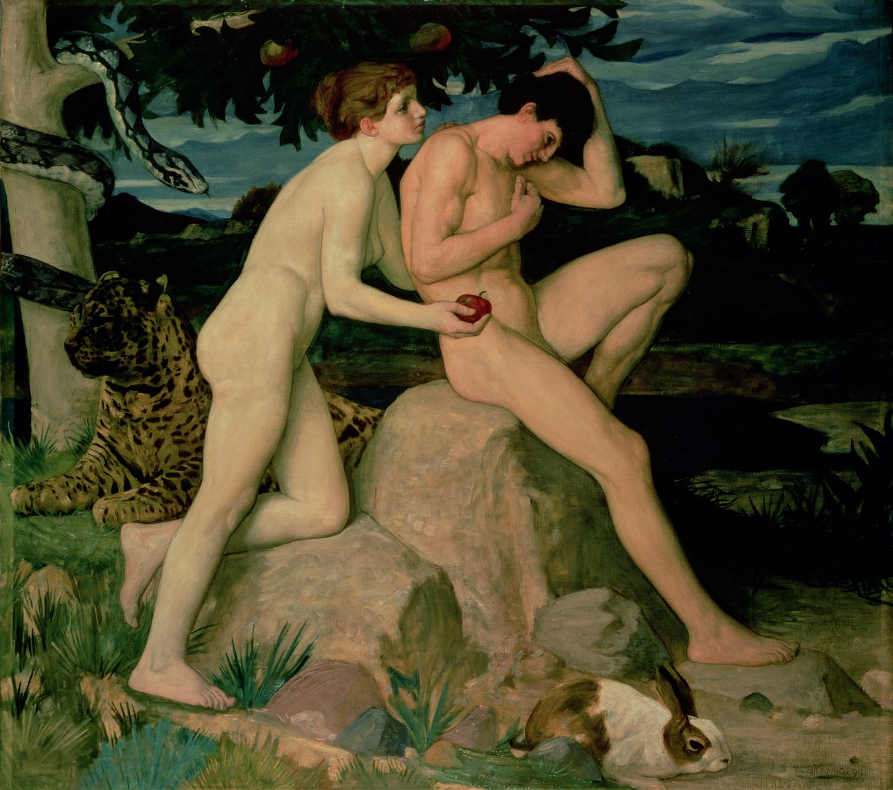 Adem ve Havva by William Strang