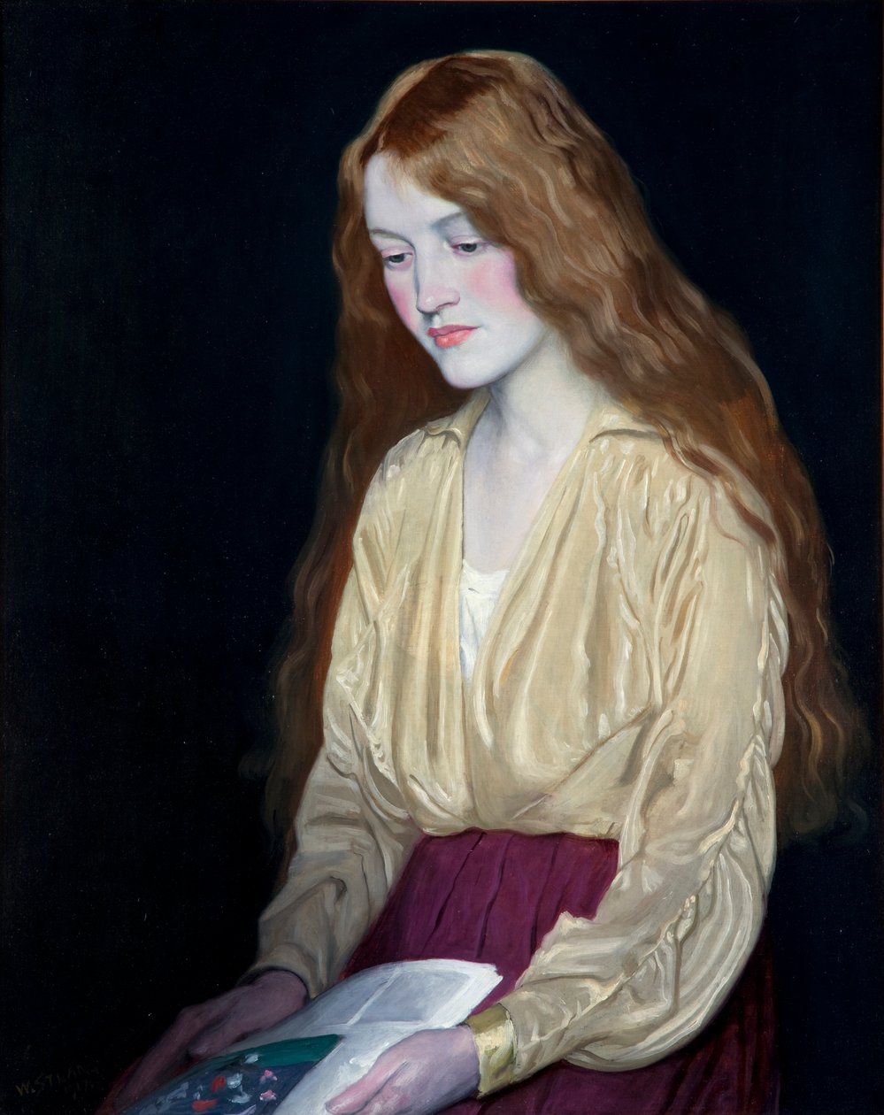 Cynthia, 1917 by William Strang