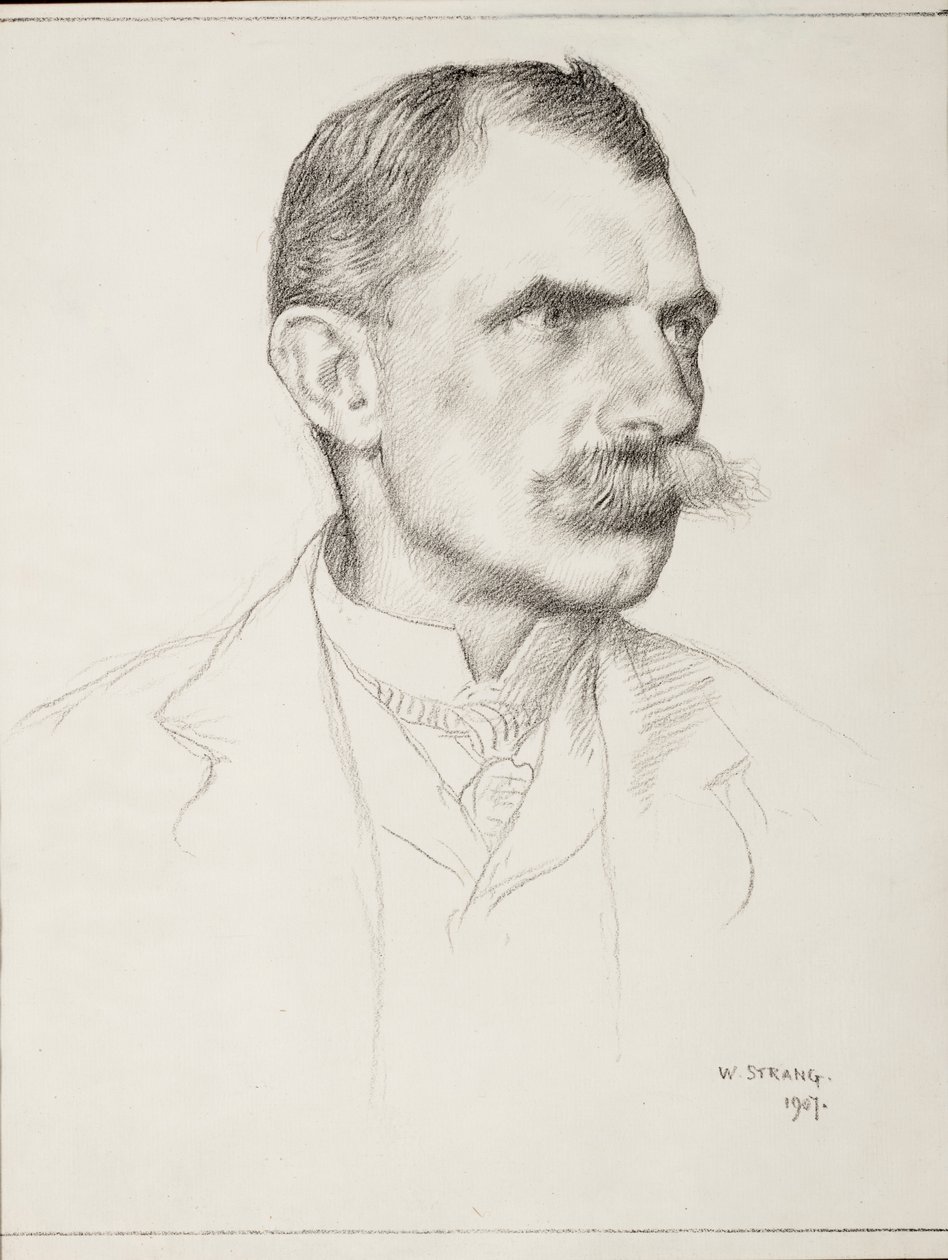 Edward Shroder Prior (1852-1932) mimar, 1907 by William Strang