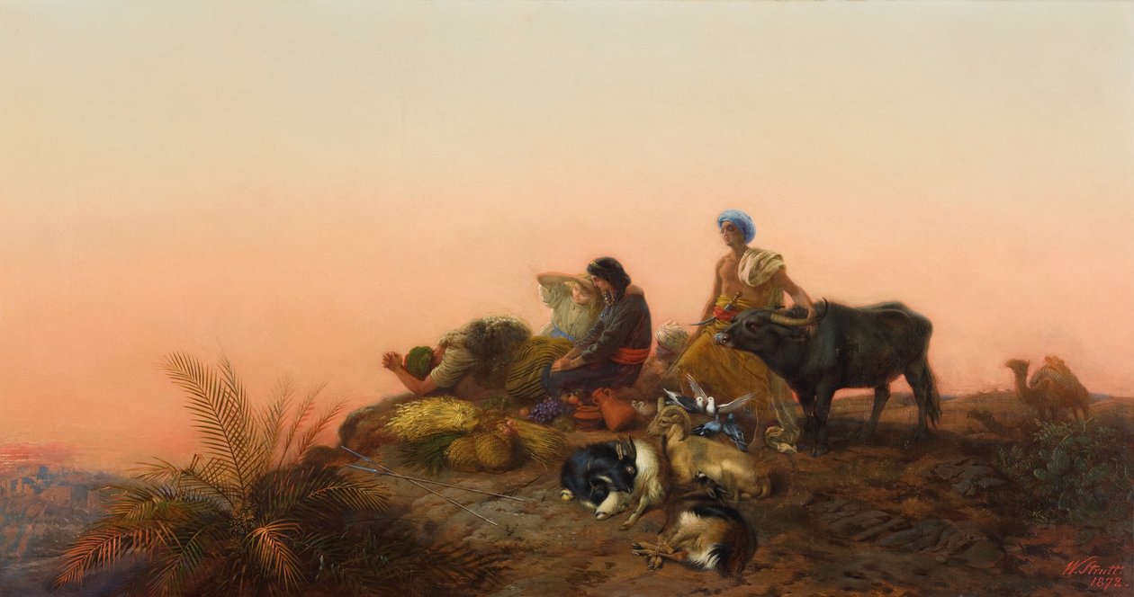 Kudüs hacıları by William Strutt