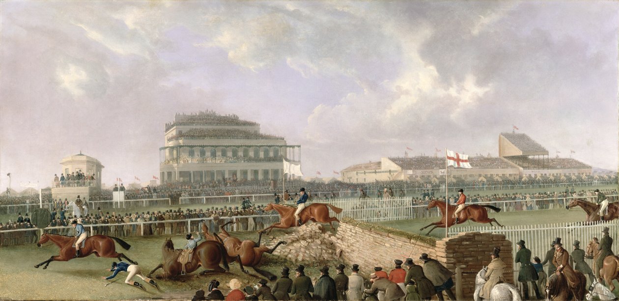 Liverpool ve Ulusal Engelli Koşu, Aintree 1843, c.1843 by William Tasker