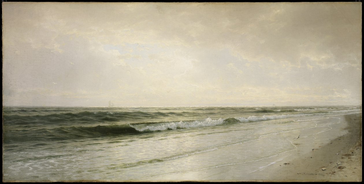 Sessiz Deniz Manzarası, 1883 by William Trost Richards
