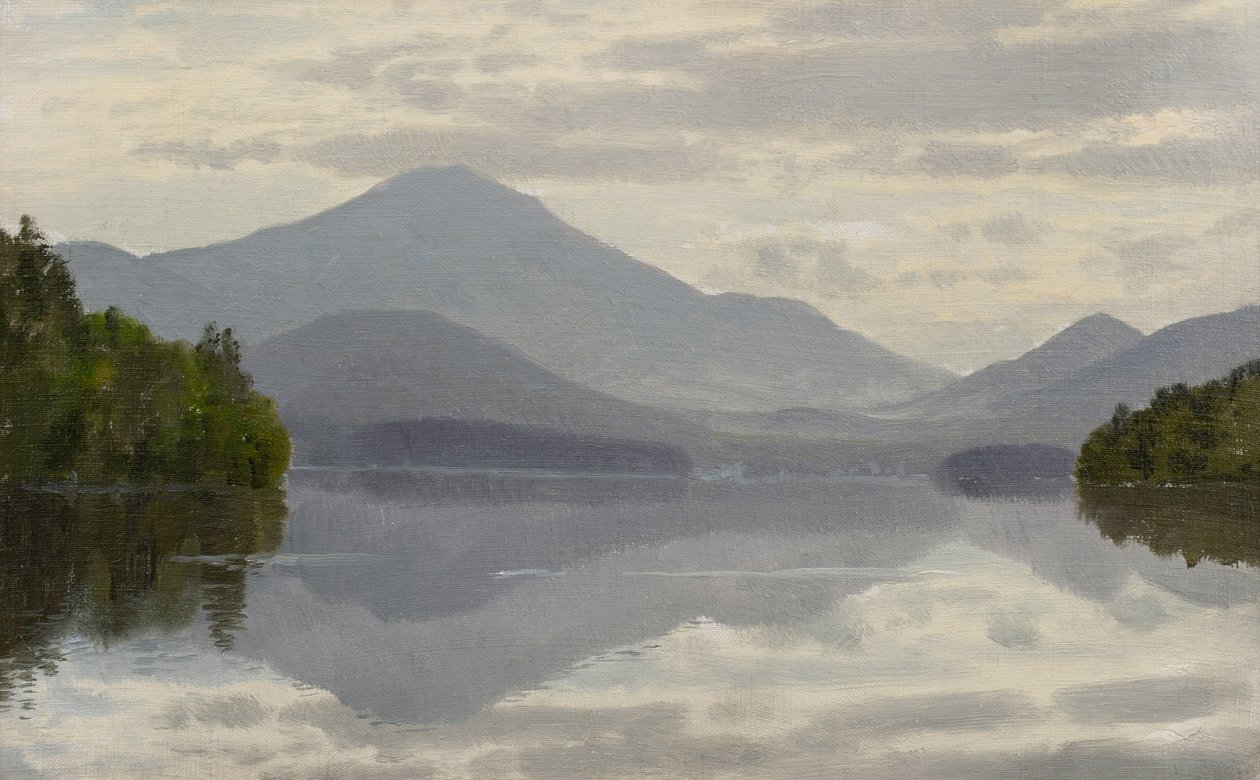 Whiteface Dağı, Placid Gölü, 1877 dolayları by William Trost Richards