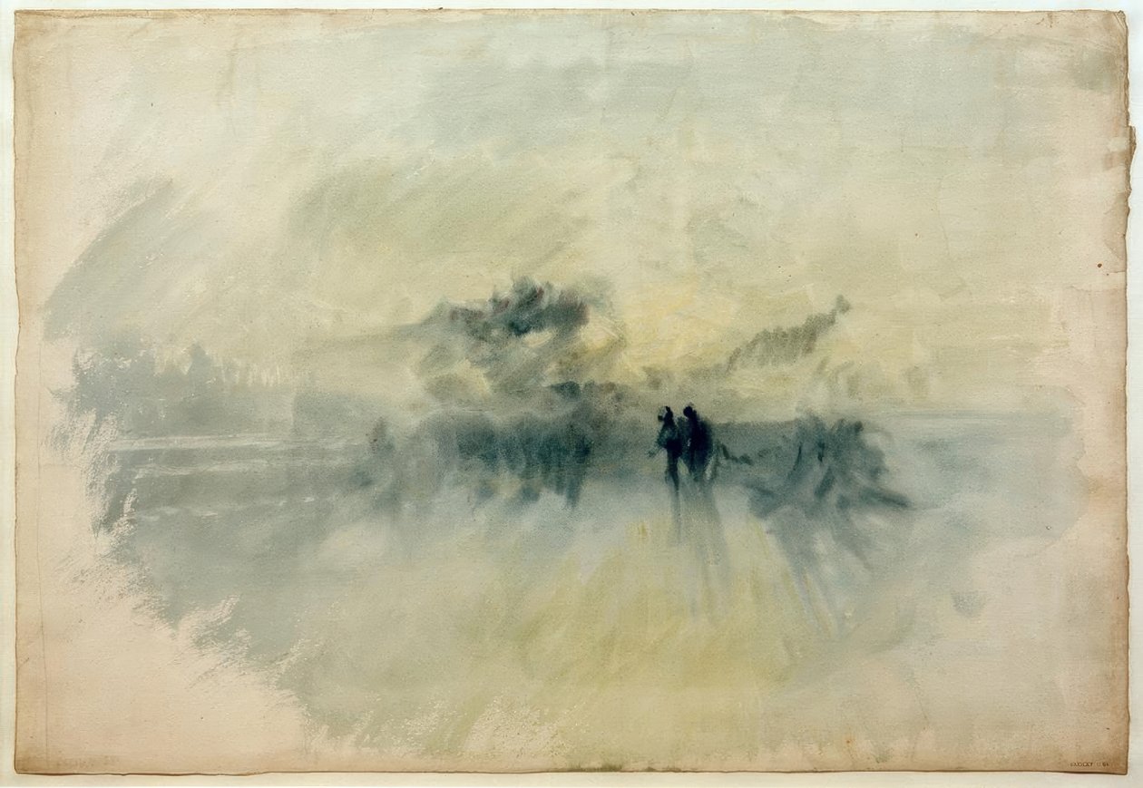 Fırtınadaki Figürler by Joseph Mallord William Turner