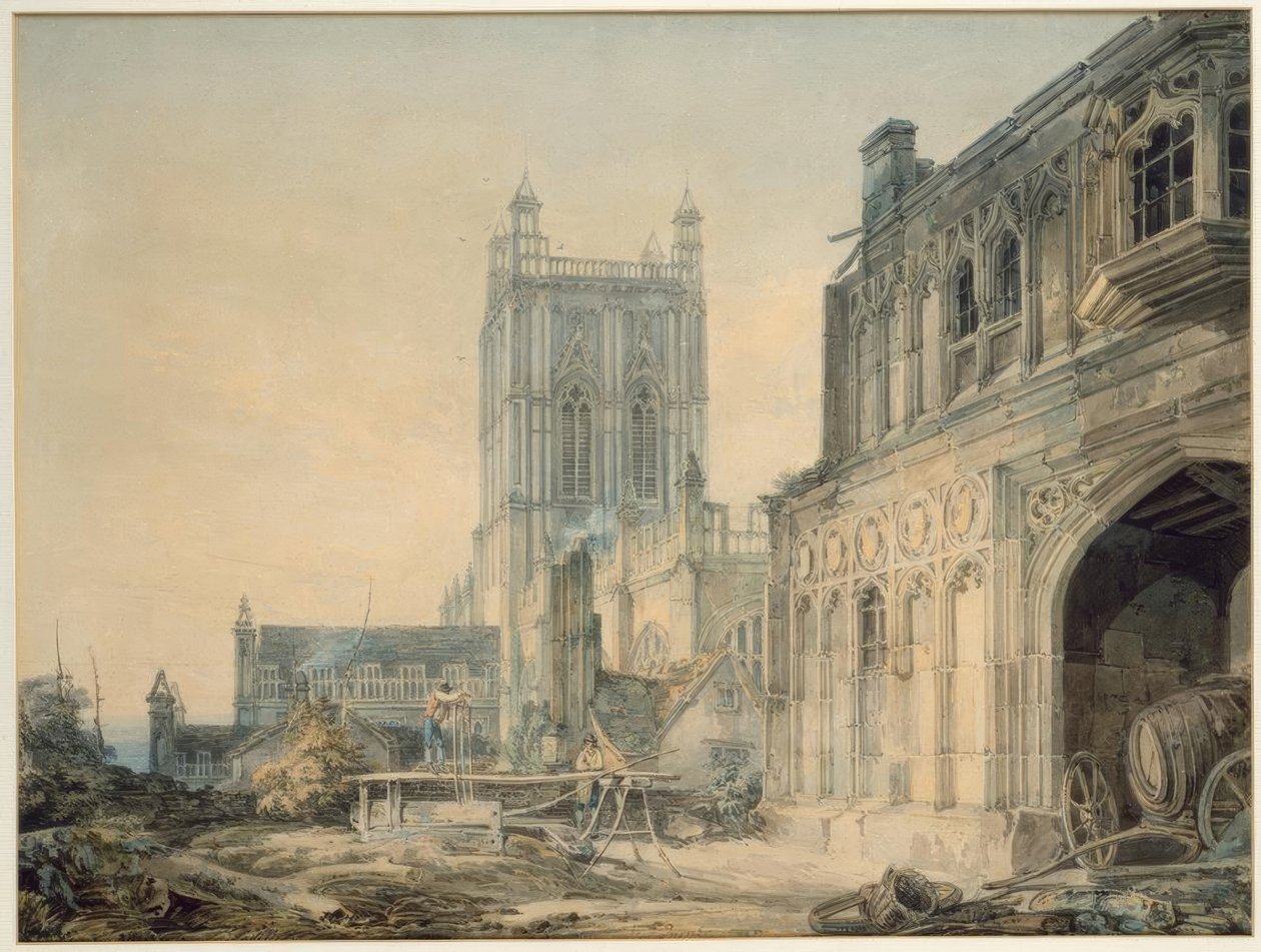 Malvern Manastırı, Worcestershire by Joseph Mallord William Turner