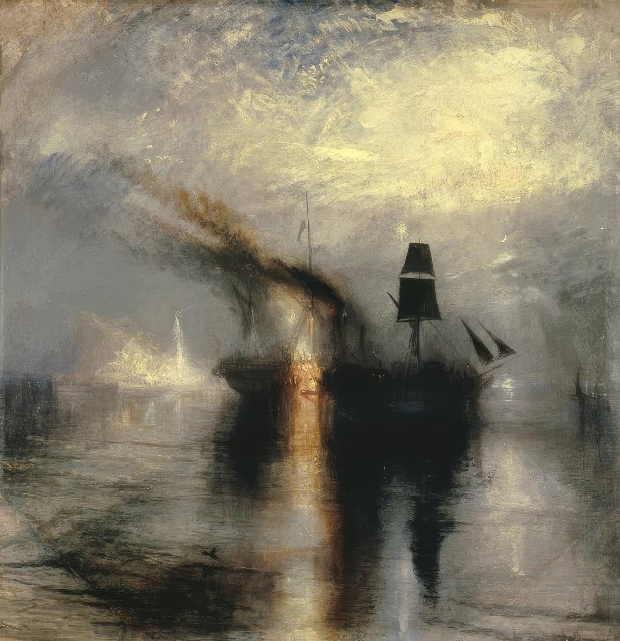 Barış - Denizde Defin by Joseph Mallord William Turner