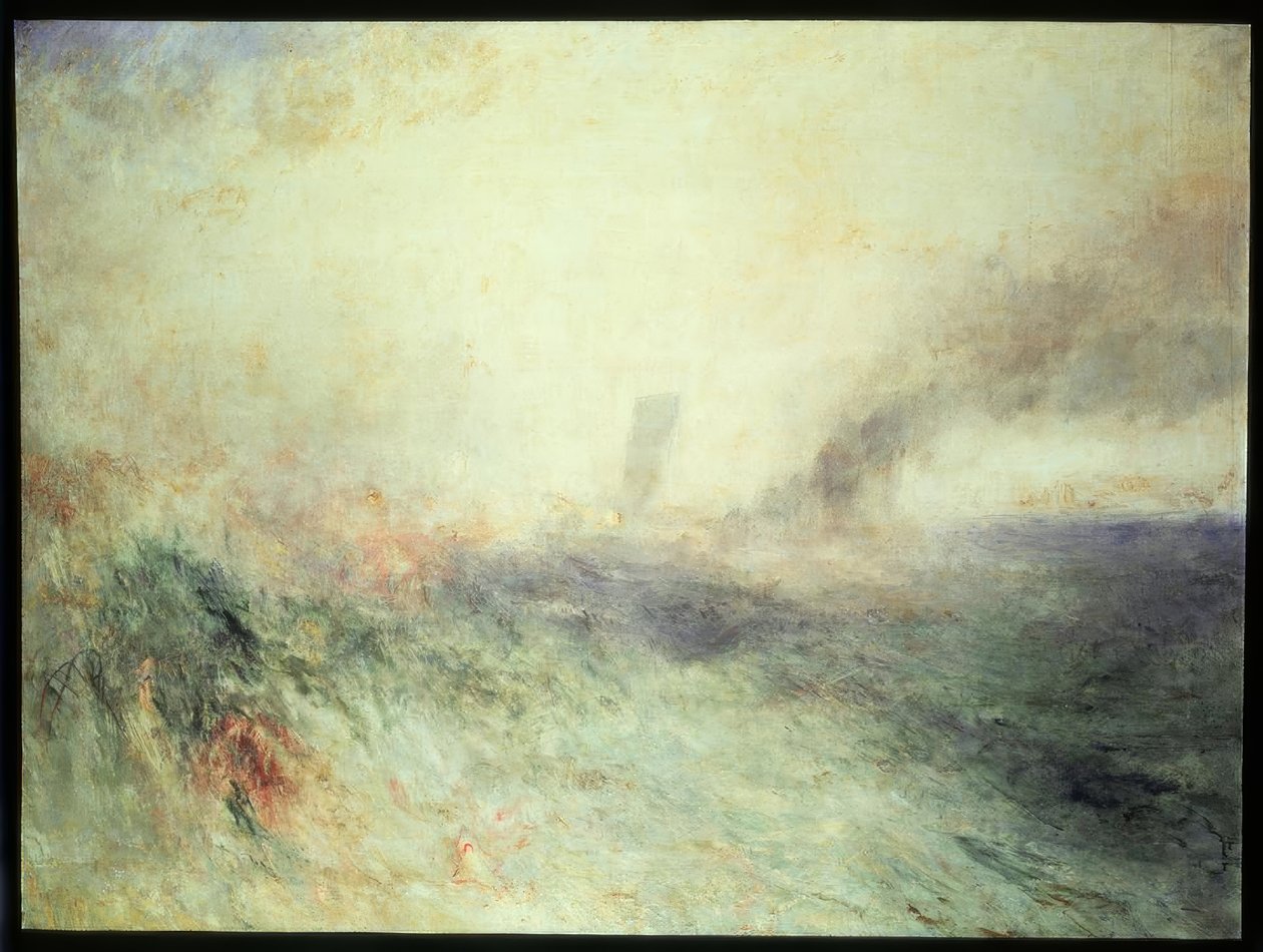 Deniz manzarası: Folkestone by Joseph Mallord William Turner