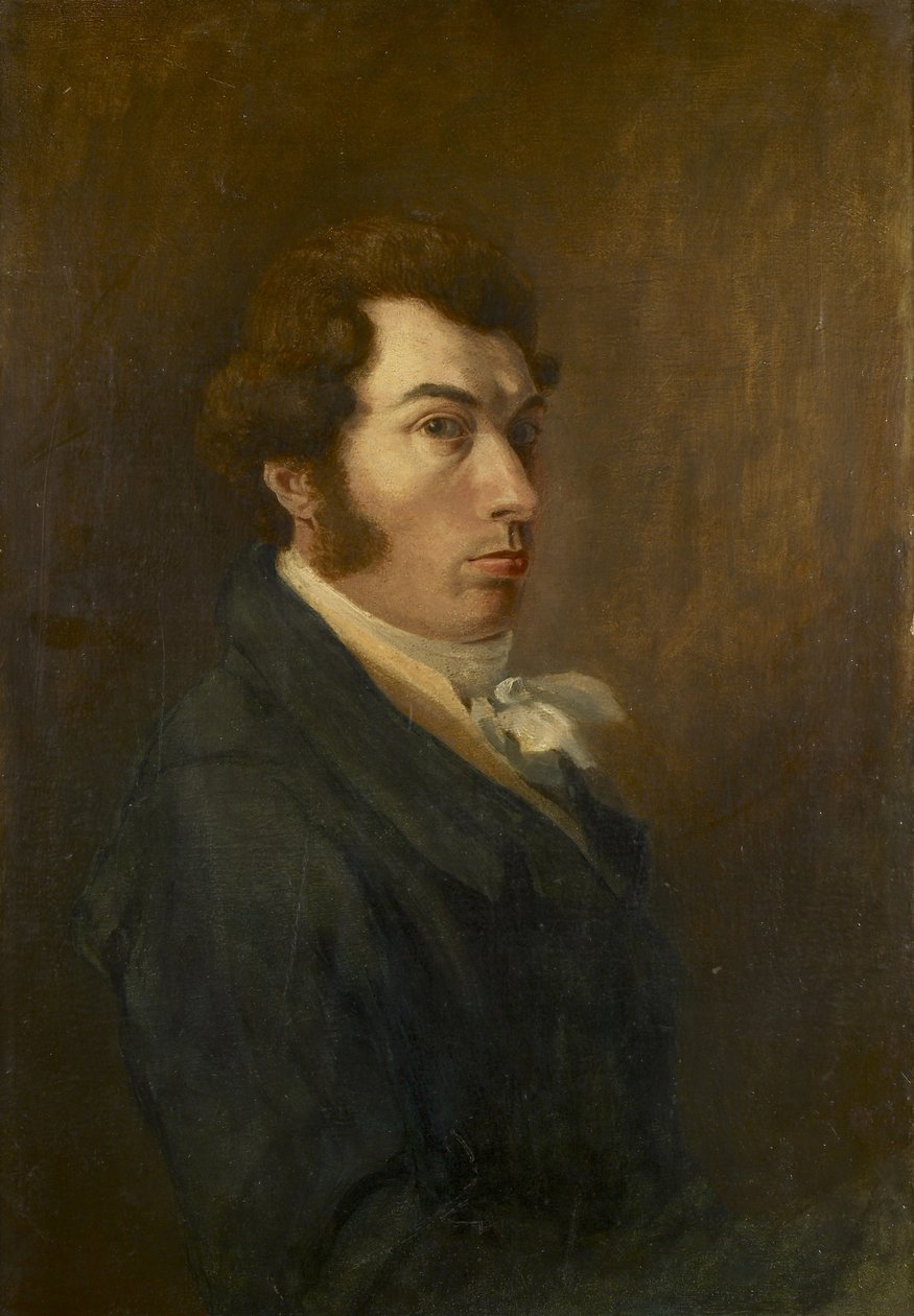 Otoportre, c.1824 (tuval üzerine kağıt üzerine yağlı boya) by Joseph Mallord William Turner